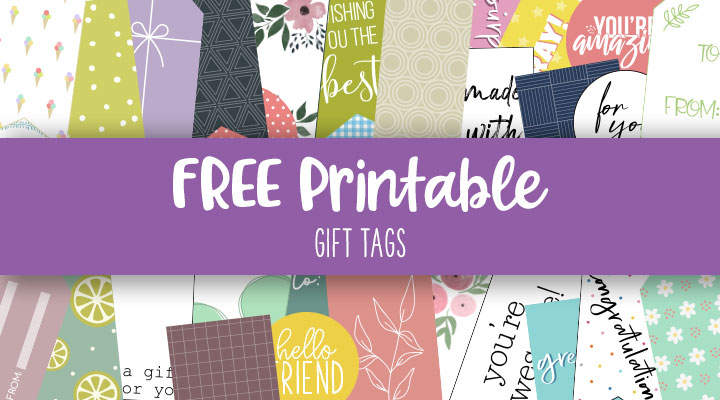 Free Printable Gift Tags - 500+ Tags